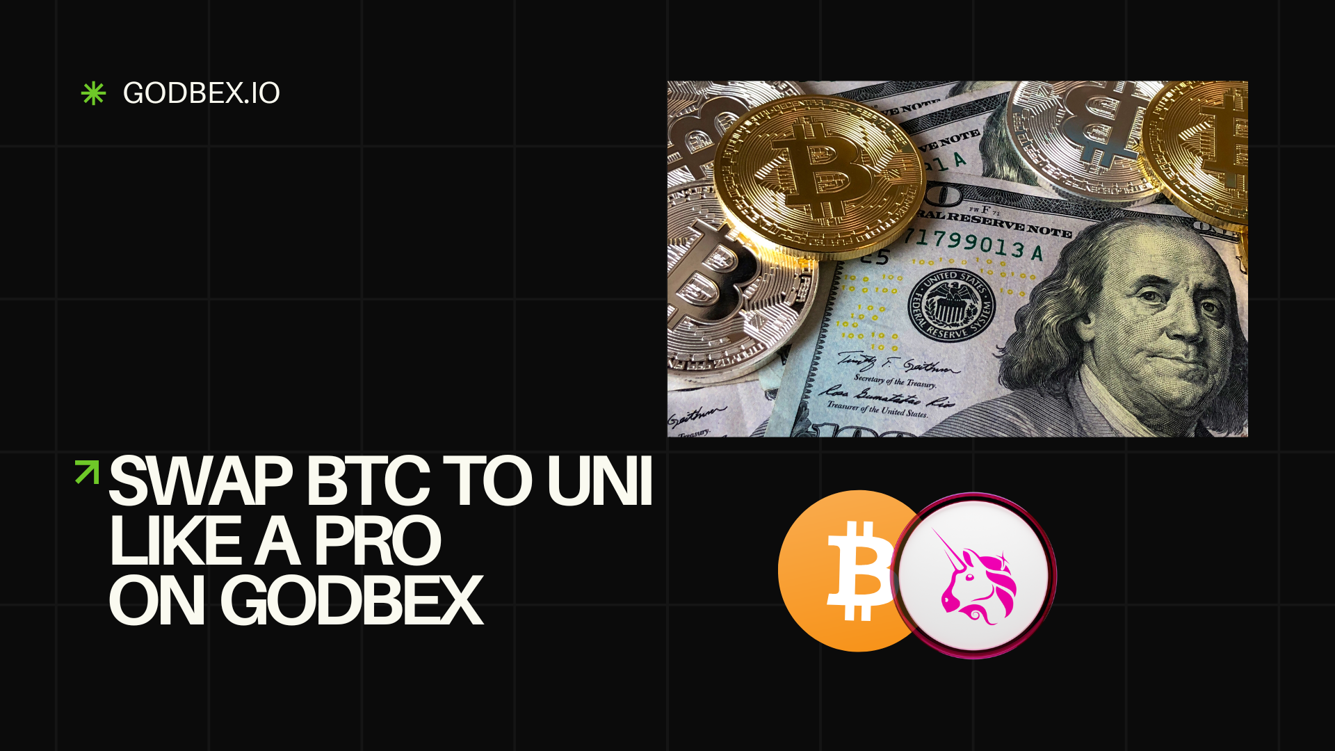 Swap BTC to UNI Like a Pro on Godbex
