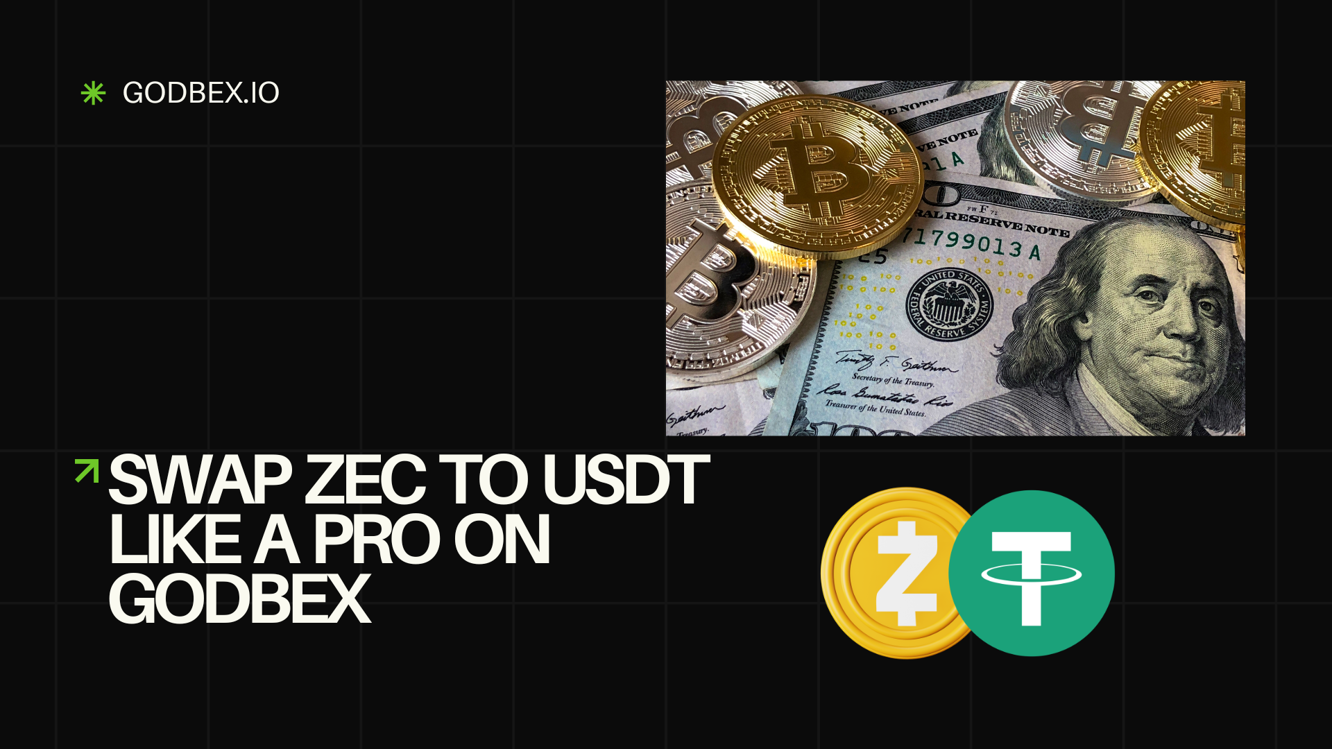 Swap ZEC to USDT Like a Pro on Godbex